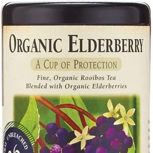 The Republic Of Tea Organic Elderberry Herbal Tea, 36 Tea Bag Tin